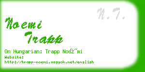 noemi trapp business card